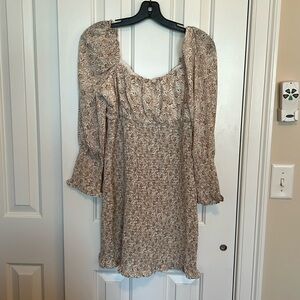 She + Sky Fitted Mini Dress, Size L